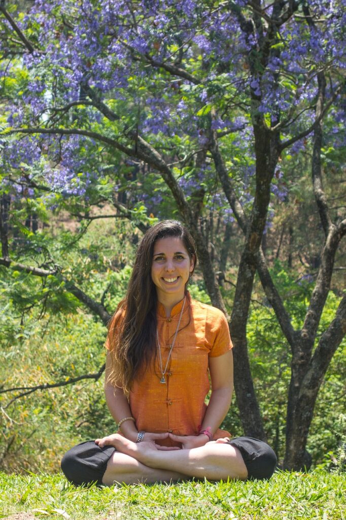 rosewood, tree, green, monastery, dharamsala, smile, meditation, joy, focus, concentration, mental health, nature, mind, health